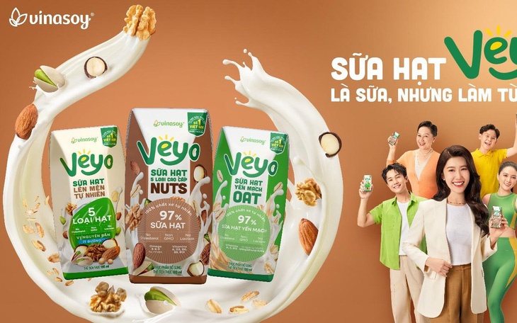 Vinasoy ra mắt sữa hạt Veyo