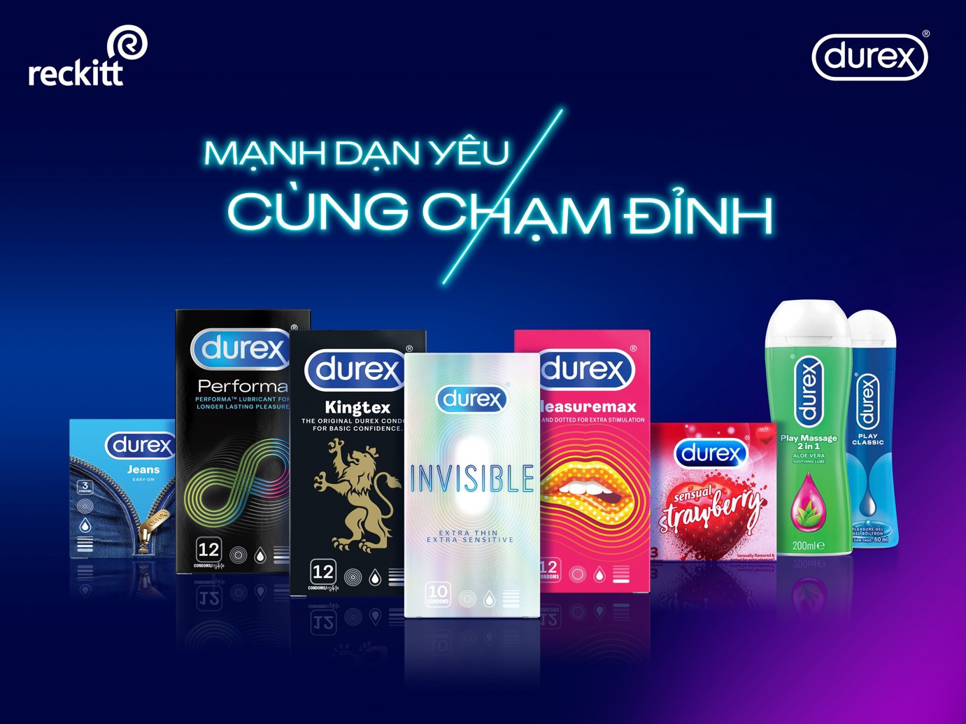 Thương hiệu Durex đã góp phần mang đến mọi người đời sống tình dục tích cực với những sản phẩm chất lượng và đa dạng nhu cầu