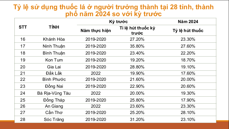 Tỉnh nào có tỉ lệ người trưởng thành hút thuốc lá cao nhất? - Ảnh 3.